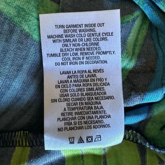 Covington Milk Maid Tropical Beachy Cruise Halter Maxi Spaghetti Straps Jersey - Picture 11 of 13